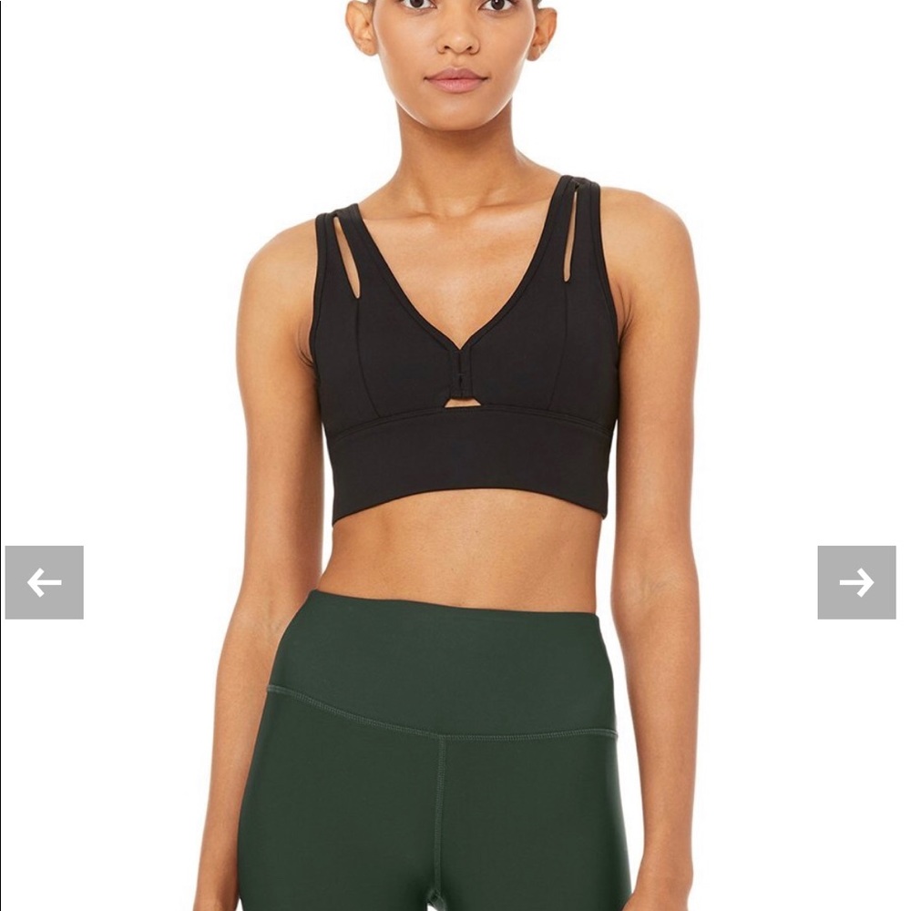 NWT *Alo yoga United Long Bra* (Plum)